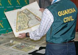 Detenido por robar mapas históricos de bibliotecas españolas