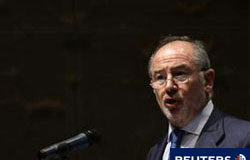 Rodrigo Rato, elegido nuevo presidente de Caja Madrid Rato durante la inauguración de un congreso en Madrid, el 11 de noviembre de 2009.