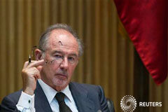 Rato defiende su actuación al frente de Bankia Rato en el Parlamento el 26 de julio de 2012