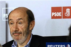 Rubalcaba dice estar preparado para ganar las elecciones Pérez Rubalcaba el 28 de mayo de 2011 en Madrid.