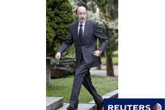 Rubalcaba aparca el debate sucesorio hasta después del 22-M Rubalcaba el 26 de marzo a su llegada al palacio de La Moncloa.