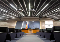Sala de prensa del Consejo de Ministros