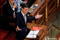Sánchez podría adelantar las generales a primavera entre rumores electorales El presidente del Gobierno, Pedro Sánchez, durante un discurso en el Congreso, en Madrid
