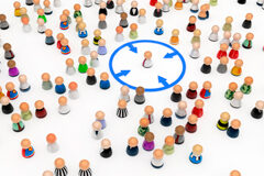 La personalidad jurídica de las sociedades civiles Varios muñequitos y uno señalado