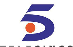 Telecinco y Prisa bajan tras anunciar primera gran fusión TV Logos de Telecinco y Cuatro