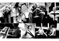 En la imagen, izquierda a derecha arriba, Eugenio-Pacelli Lanzas, Yanira Naranjo, Javier Reig, Alfonso Jáuregui y abajo Fernando Calbacho, Guillermo González de Olano, Álvaro Bourkaib