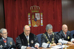 Joaquín Galve toma posesión de su segundo mandato como presidente del TS de Navarra Toma de posesión de Joaquín Galve