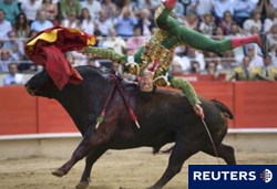 En la imagen, Tomás Spanish bullfighter Jose el torero José Tomas en la Monumental de Barcelona el 5 de julio de 2009.