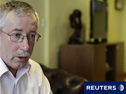Ignacio Fernandez Toxo en una entrevista con Reuters en Madrid el 21 de abril.
