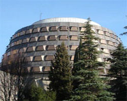 Fachada del edificio del Tribunal Constitucional.