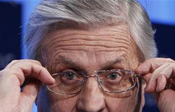 Trichet dice que la crisis estuvo cerca de ser depresión Jean-Claude Trichet, en Davos el 28 de enero de 2010.