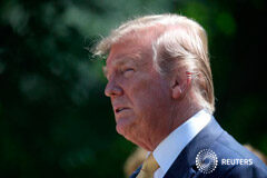 Trump considerará el uso de la fuerza militar para impedir que Irán tenga un arma nuclear El presidente de EEUU, Donald Trump, durante un evento en la Casa Blanca,mm el 14 de junio de 2019