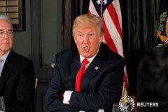 Trump podría ser interrogado pronto por el caso sobre la interferencia rusa El presidente de EEUU, Donald Trump, en una reunión en una sesión informativa en Bedminster (Nueva Jersey) el 8 de agosto de 2017