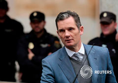Iñaki Urdangarín, a su salida de la Audiencia de Palma de Mallorca tras una vista del caso Nóos, el 23 de febrero de 2017 Iñaki Urdangarín, a su salida de la Audiencia de Palma de Mallorca tras una vista del caso Nóos, el 23 de febrero de 2017