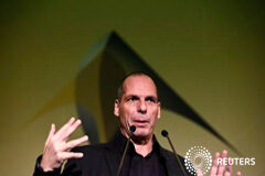 Grecia dice que necesita un acuerdo este mes porque se queda sin liquidez El ministro Yanis Varoufakis en un acto en Atenas el 14 de mayo de 2015