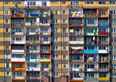 Balcones de un edificio de viviendas