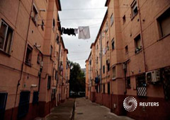 Dos edificios de viviendas en una zona resiencial en Madrid el 14 de octubre de 2016