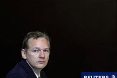 WikiLeaks tiene más archivos de guerra de EEUU, dice el Pentágono El fundador de Wikileaks, Julian Assange, durante una rueda de prensa en Londres el 23 de octubre de 2010.