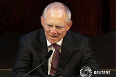 España no necesita ayuda según los ministros de la eurozona El ministro alemán de Finanzas, Wolfgang Schäuble habla durante los actos para celebrar su 70 cumpleaños en Berlín, el 26 de septiembre de 2012