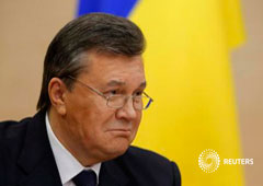 Yanukovich en una rueda de prensa en la ciudad de Rostov-on-Don, en el sur de Rusia, el 28 de febrero