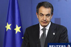 Los bancos de la UE necesitan 106.000 millones, según la EBA Imagen del presidente del Gobierno español, José Luis Rodríguez Zapatero, en una rueda de prensa al final de la cumbre en Bruselas el 27 de octubre