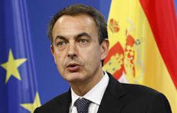Zapatero cree que España volverá a crear empleo en 2011 el presidente del Gobierno, José Luis Rodríguez Zapatero, en una rueda de prensa tras las consultas hispano germanas en Hanover, el 1 de marzo de 2010.