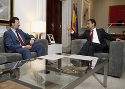 La reunión de hoy entre Zap Zapatero y Rajoy en el Palacio de la Moncloaatero y Rajoy cerrará el Pacto por la Justicia