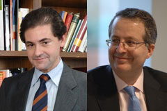 Entrevista a José Aguilar y Javier Fernández Aguado, autores de “La soledad del directivo” De izda. a dcha. José Aguilar y Javier Fernández Aguado.