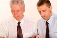 La sucesión en los despachos profesionales Padre e hijo