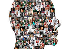 La «mediatización» de casos jurídicos y la opinión pública sin base judicial no tienen nada que ver con la democracia Un busto hecho con caras de personas