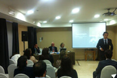 La buena gestión como ventaja competitiva Miguel Ángel Pérez de la Manga durante la conferencia en Madrid