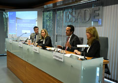 De izda. a dcha.: Miguel Verger, Eugenia Navarro, Almudena Rodríguez y Fernando Bazán