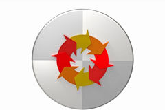 Gestión del Cambio e Innovación Flechas de colores formando un círculo