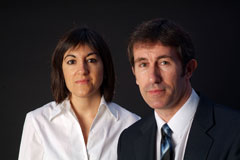 Iolanda Guiu y Francesc Domínguez.