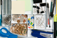 La crisis obliga a la optimización de los despachos de abogados Varios objetos de oficina