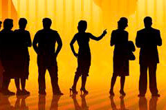 Abogados y gestión del talento Siluetas de personas