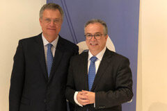 Javier López y García de la Serrana, nuevo presidente de Hispajuris Fernando Escura y Javier López