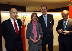 Fernando Pombo, Paula Sánchez de León, Francisco Fita y Mariano Durán Fernando Pombo, Paula Sánchez de León, Francisco Fita y Mariano Durán