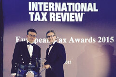 Deloitte Abogados, reconocido de nuevo por International Tax Review Entrega del premio a Juan Ignacio de Molina