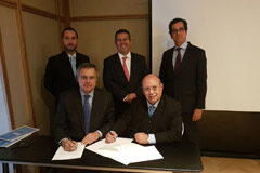 Hispajuris amplía su red internacional mediante acuerdos con despachos de abogados de Chile y México Imagen del acto