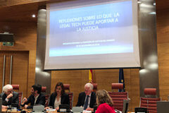 Representantes de ELTA comparecen en el Senado para exponer los retos tecnológicos en el ejercicio de la abogacía Imagen del evento