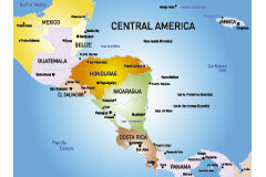 Dentons será el primer despacho internacional de abogados con oficinas en Centroamérica Mapa de América Central
