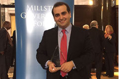 Gurrea Martínez premiado con el Rising Star of Corporate Governance de la Universidad de Columbia Aurelio Gurrea Martínez