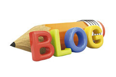 Blogs jurídicos, nuevos aliados para generar negocio Imagen de un lápiz gordo y la palabra blog