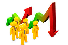 Todavía está a tiempo de saber cómo salvar a su empresa del coronavirus Muñequitos con corbata y dos flechas