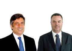 De izda. a dcha.: Miguel Castro Pereira y Miguel de Avillez Pereira