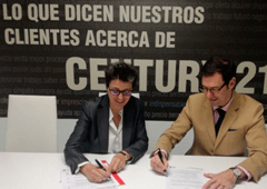 Carmen Pérez-Pozo Toledano, socia fundadora y CEO de BPP, y Javier Ortega, socio fundador y CEO de Century 21 New Estate