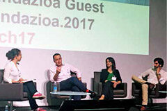 El ‘I Congreso Legaltech’ manifiesta la necesaria transformación digital de los despachos Alejandro Sánchez del Campo (abogado y fundador de Replicante Legal), Eva Bruch (co-fundadora de MoreThanLaw), y Alejandro Gómez de la Cruz (abogado especializado en blockchain y contratos inteligentes en Grant Thornton Blockchain Lab), en el Congreso Leg