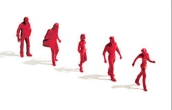 Los despachos se “espabilan” ante los recortes provocados por la recesión Unos hombrecitos rojos paseandose.