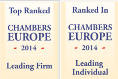 Chambers Europe sitúa a ECIJA como la Mejor Firma en derecho de los Medios del mercado español Imagen Chambers